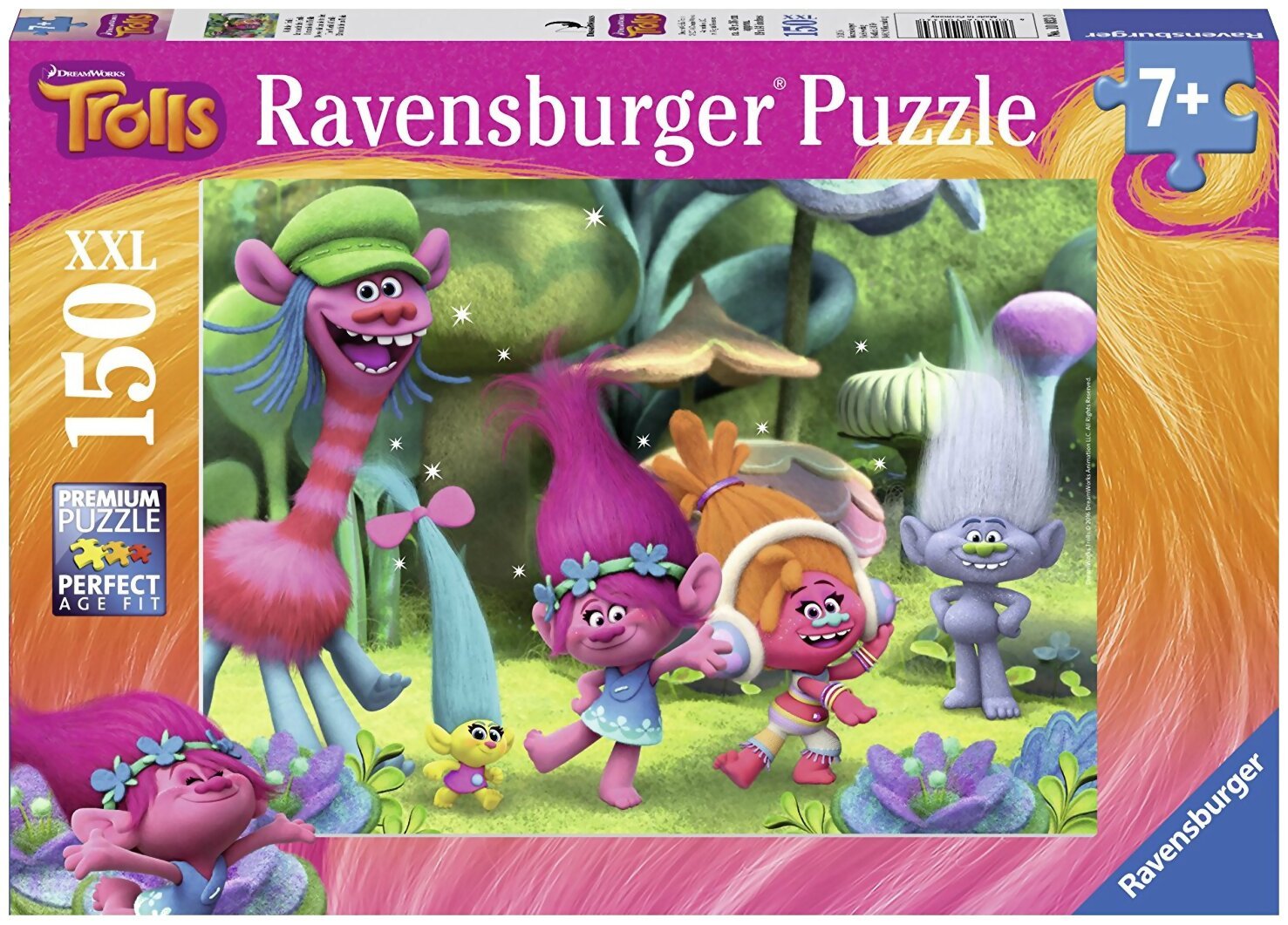 Ravensburger Puzzle - Les Trolls - 150 pièces - XXL