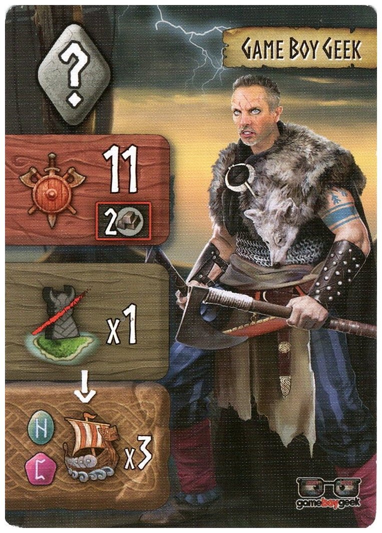 Tiny Epic Vikings - Game Boy Geek Promo Card 2023