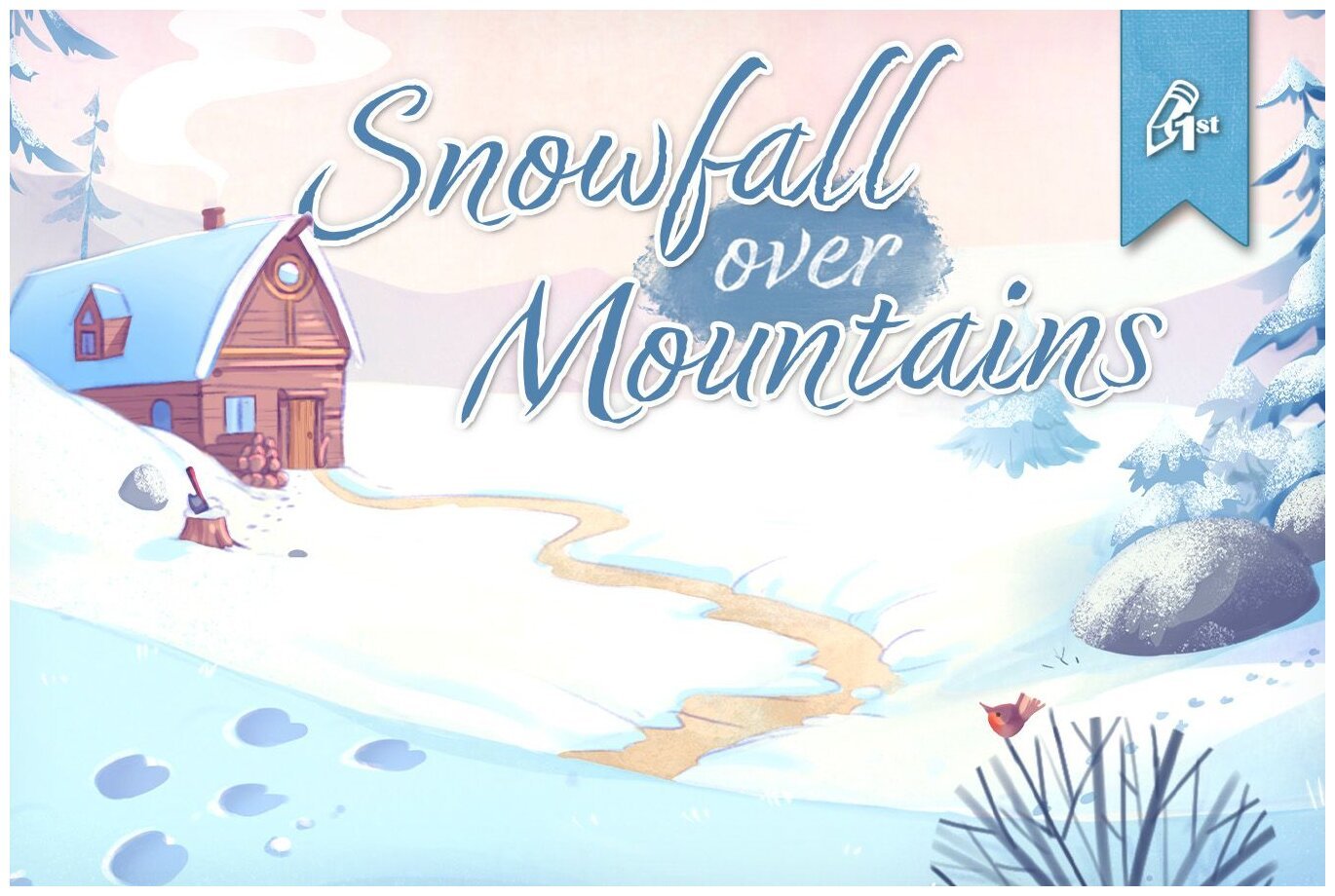 Snowfall Over Mountains