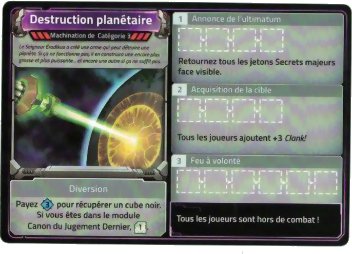 Clank! dans l'Espace ! - Apocalypse! - Destruction planétaire