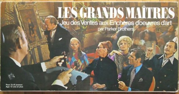 Les grands maîtres - Jeu de ventes aux enchères d'oeuvres d'art