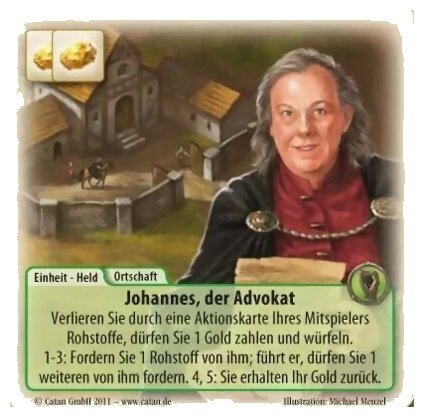 The Rivals For Catan - Johannes The Advocate