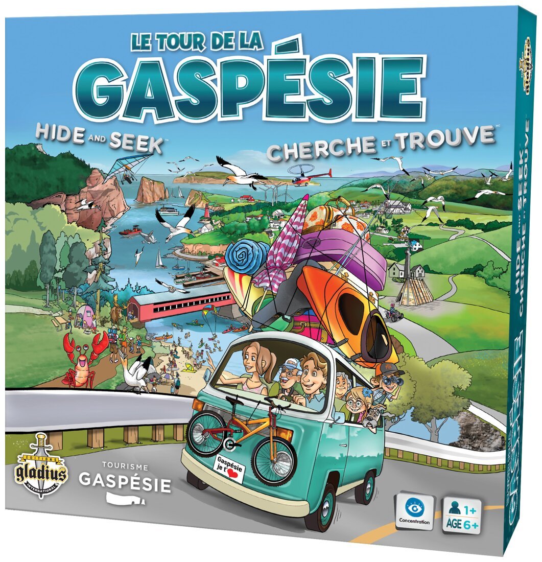 Le tour de la Gaspésie - Cherche et trouve