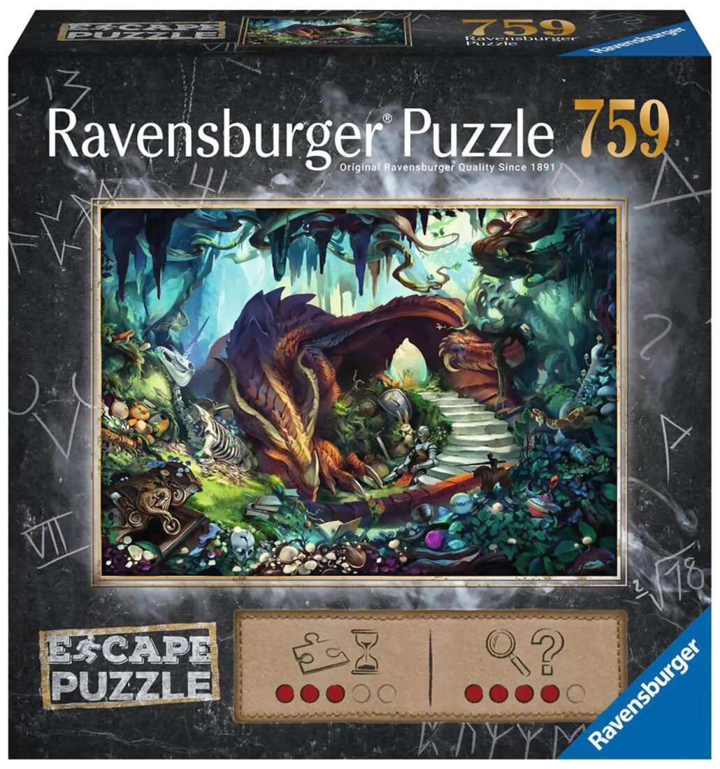 Escape Puzzle - Dans la grotte Du Dragon - 759 Pièces