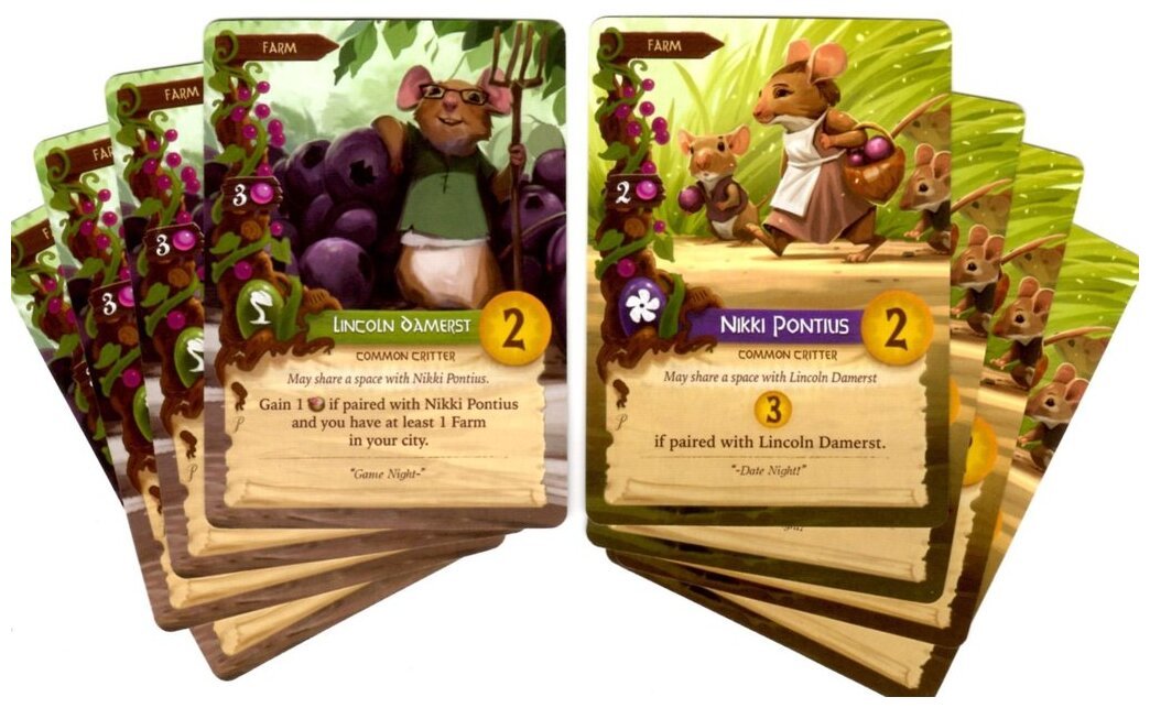 Everdell - Lincoln and Nikki - Alternate Art Cards
