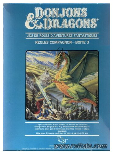 D&D - Règles Compagnon - Boîte 3