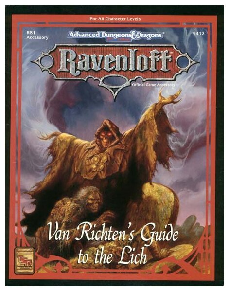 AD&D - Ravenloft - Van Richten's Guide To The Lich - RS1