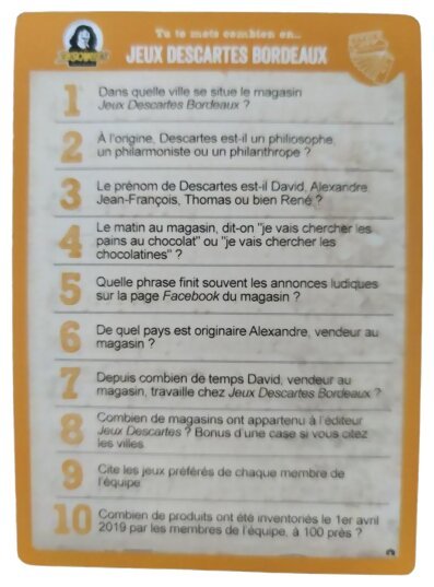 TTMC - Jeux Descartes Bordeaux - Tu Te Mets Combien ?