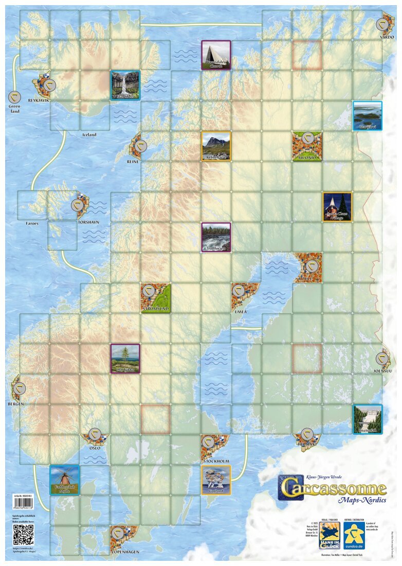 Carcassonne Maps - Nordics