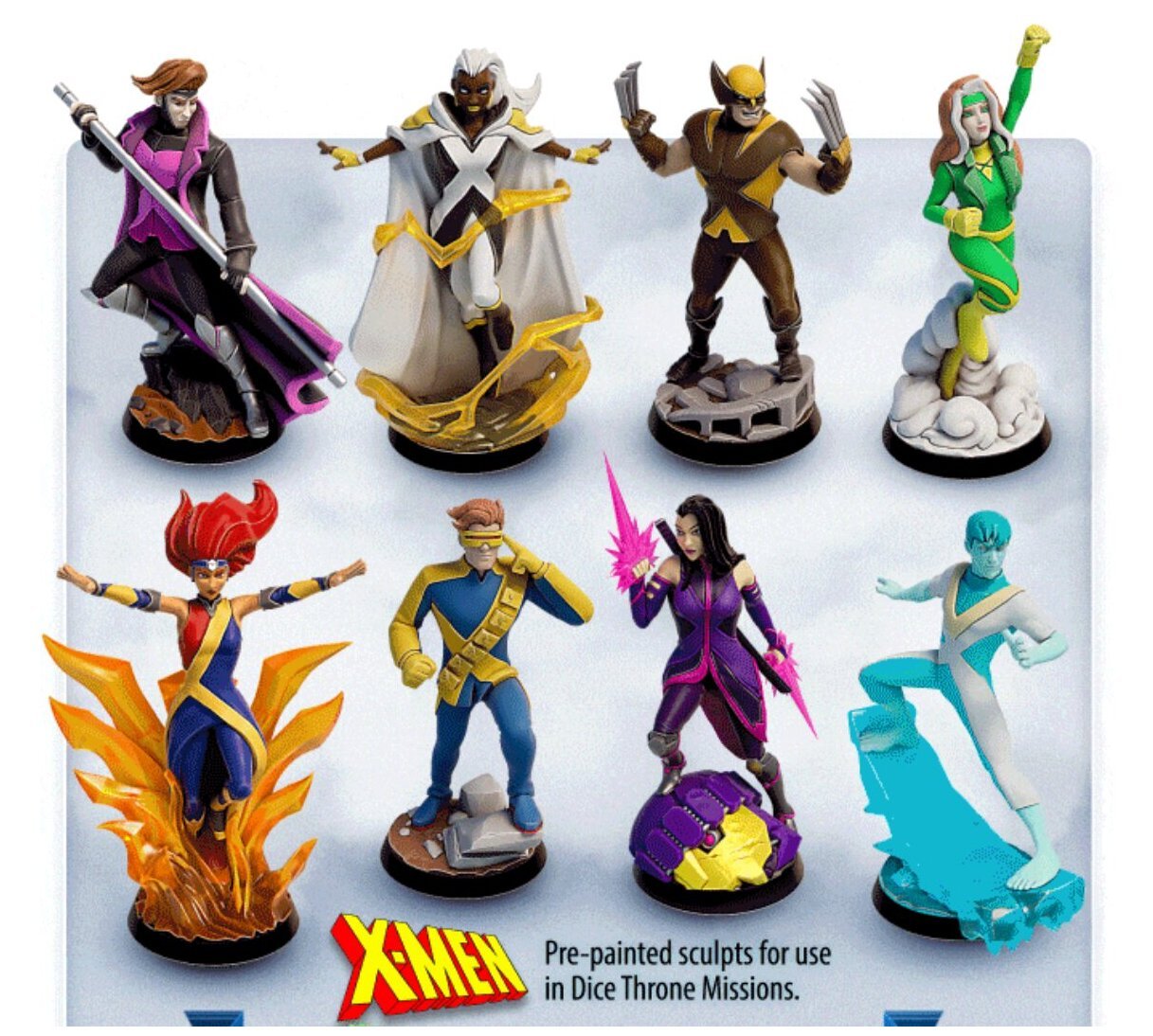 Marvel Dice Throne - Figurines Peintes X-Men