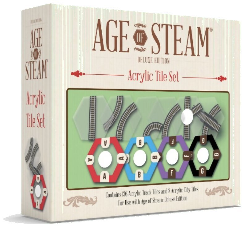 Age of Steam - Acrylic Tiles Set - Deluxe Edition