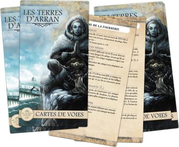 Les terres d'Arran - Cartes des voies