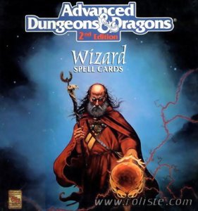 AD&D2 - Wizard Spell Cards - CR1