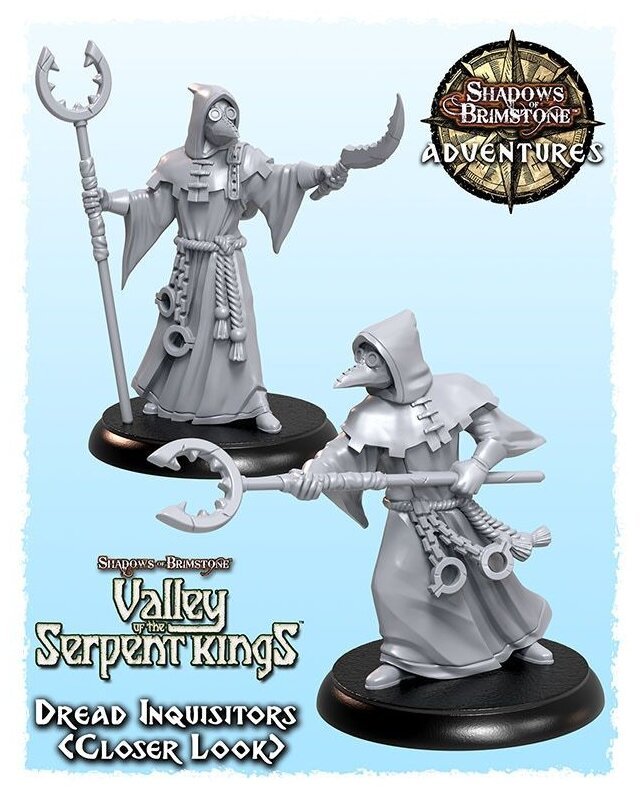 Shadows of Brimstone Adventures - Crimson Hand Dread Inquisitors - Enemy Pack
