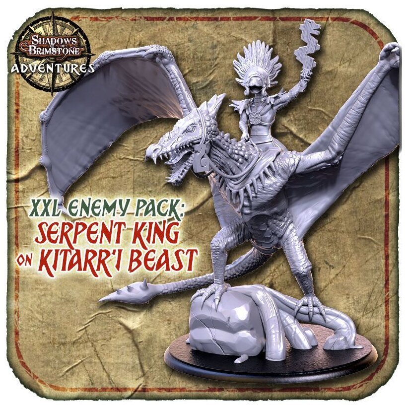 Shadows of Brimstone - Serpent King on Kitarr'i - XXL Enemy Pack