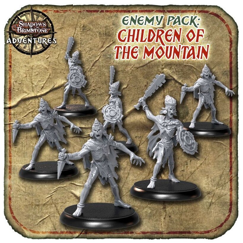 Shadows of Brimstone Adventures – Children of the Mountain - Enemy Pack