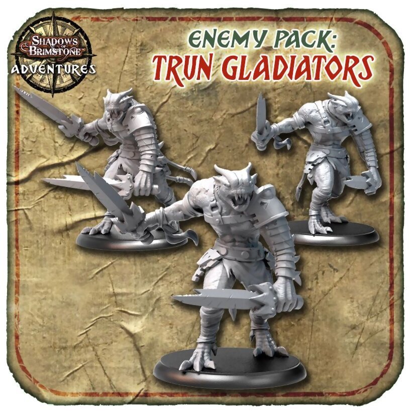 Shadows of Brimstone Adventures - Trun Gladiators - Enemy Pack