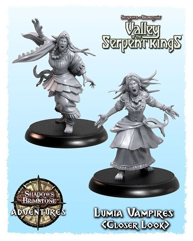 Shadows of Brimstone Adventures - Lumia Vampires - Enemy Pack