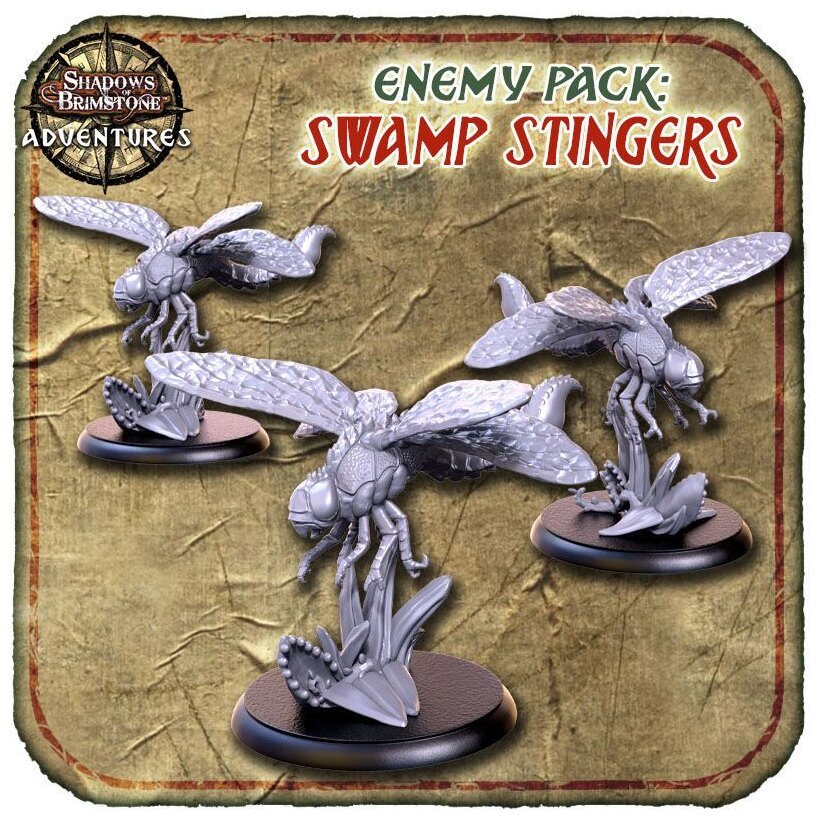 Shadows of Brimstone Adventures - Swamp Stingers - Enemy Pack