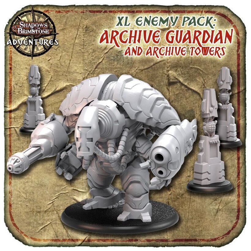 Shadows of Brimstone - Archive Guardian and Archive Towers - XL Enemy Pack