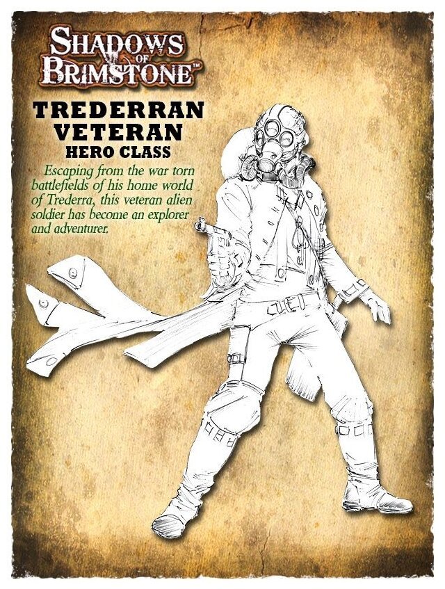 Shadows of Brimstone - Trederran Veteran - Hero Class