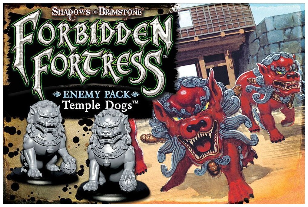 Shadows of Brimstone - Forbidden Fortress - Temple Dogs - Enemy Pack