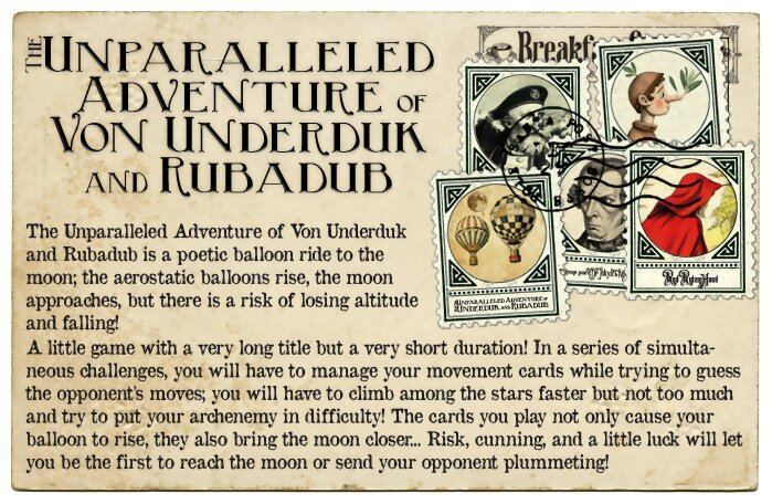 The Unparalleled Adventure Of Von Underduk And Rubadub
