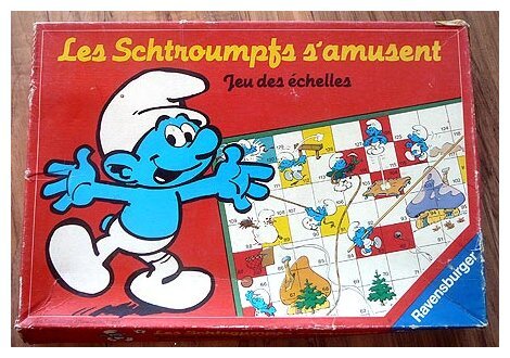 les schtroumpfs s'amusent - jeu des échelles