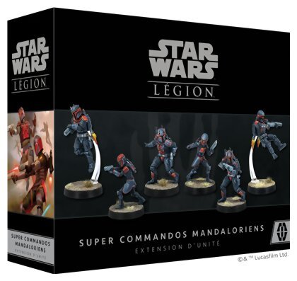 Star Wars Légion - Super Commandos Mandaloriens - Collectif de l'Ombre - Extension d'Unité