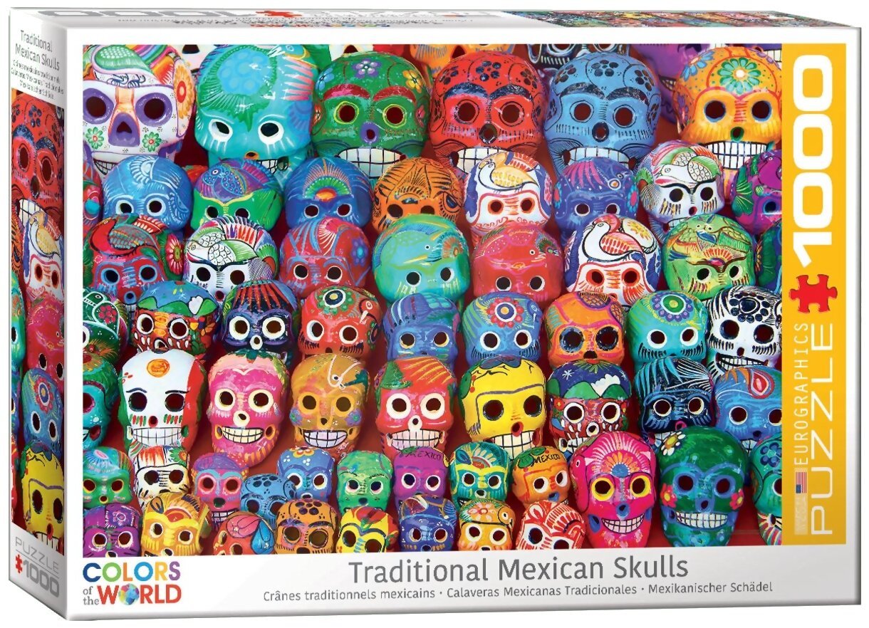 Puzzle - Traditional Mexican Skulls - 1000 pièces