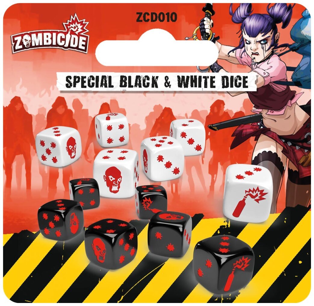 Zombicide - Special Black & White Dice
