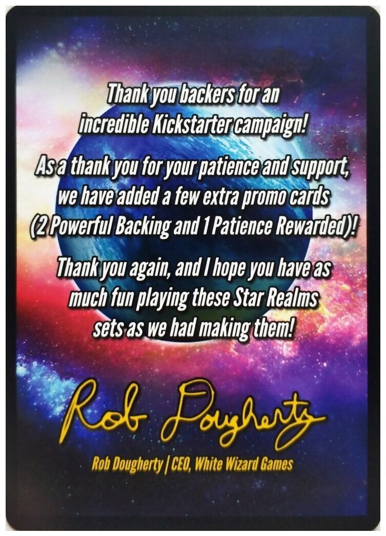 Star Realms - Frontiers – Kickstarter Promos