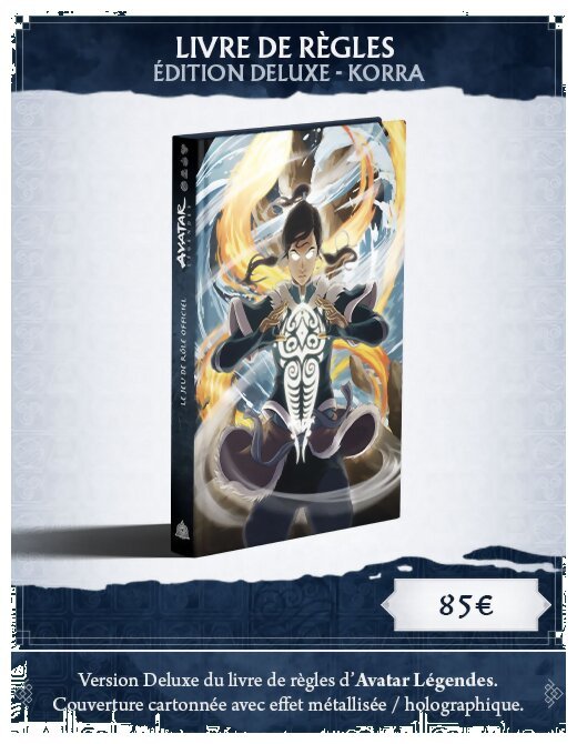 Avatar Légendes - Livre de règles - Édition Deluxe Korra