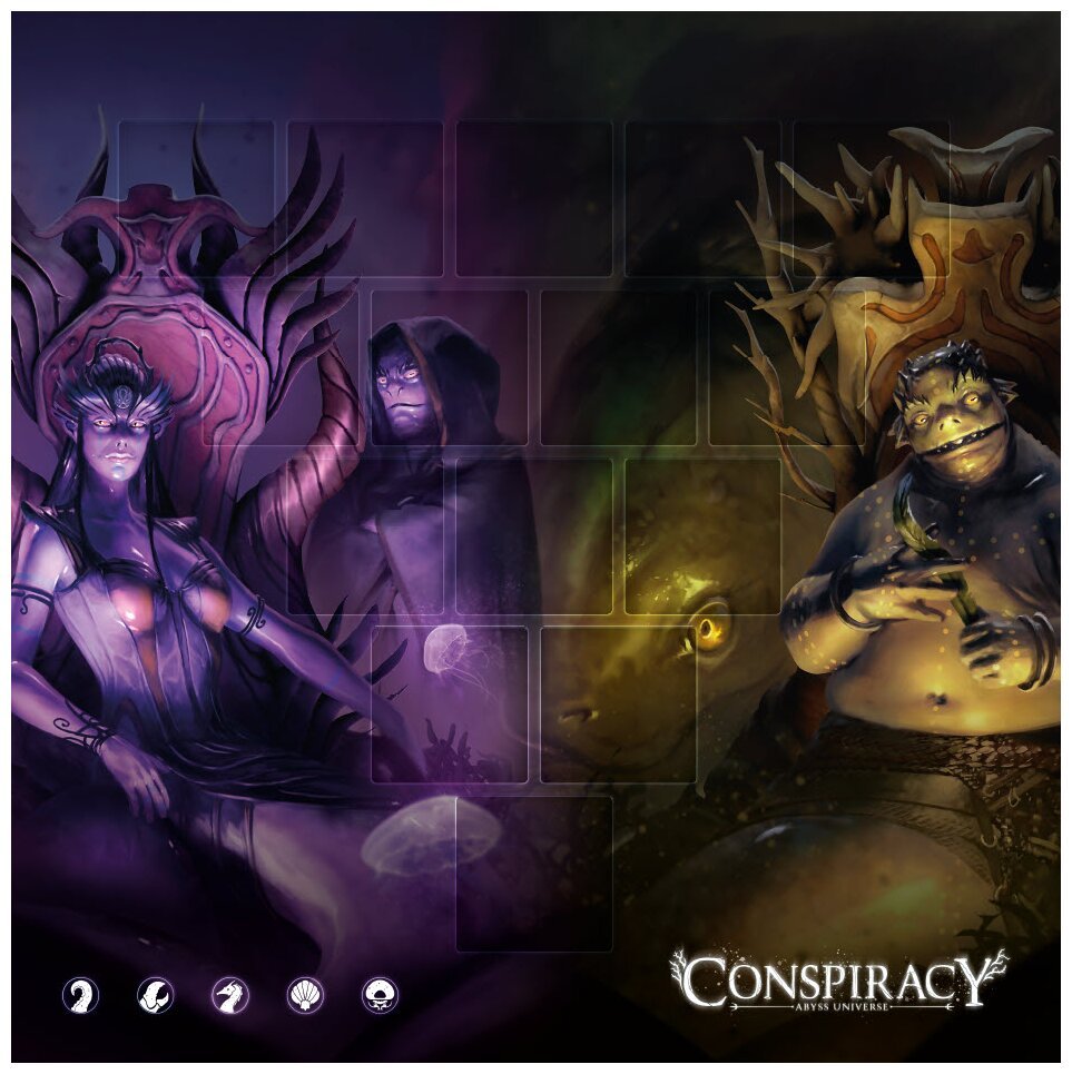 Conspiracy - Tapis De Jeu Mages & Cultivateurs - Abyss Universe