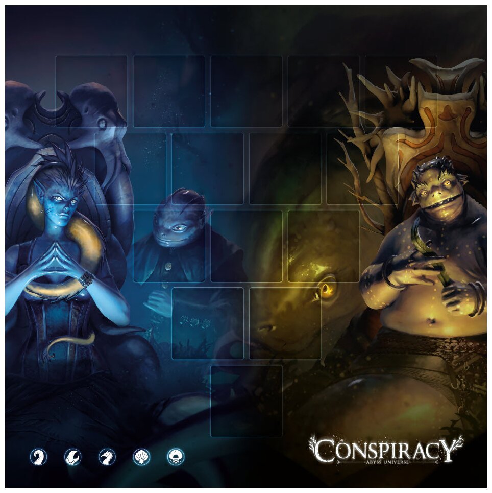 Conspiracy - Tapis De Jeu Politiciens & Cultivateurs - Abyss Universe