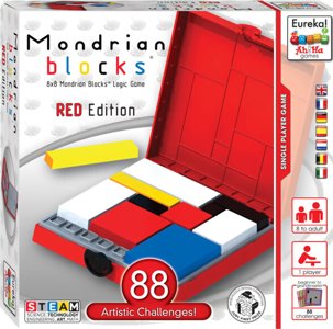 Mondrian Blocks - Red Edition