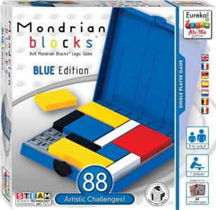 Mondrian Blocks - Blue Edition