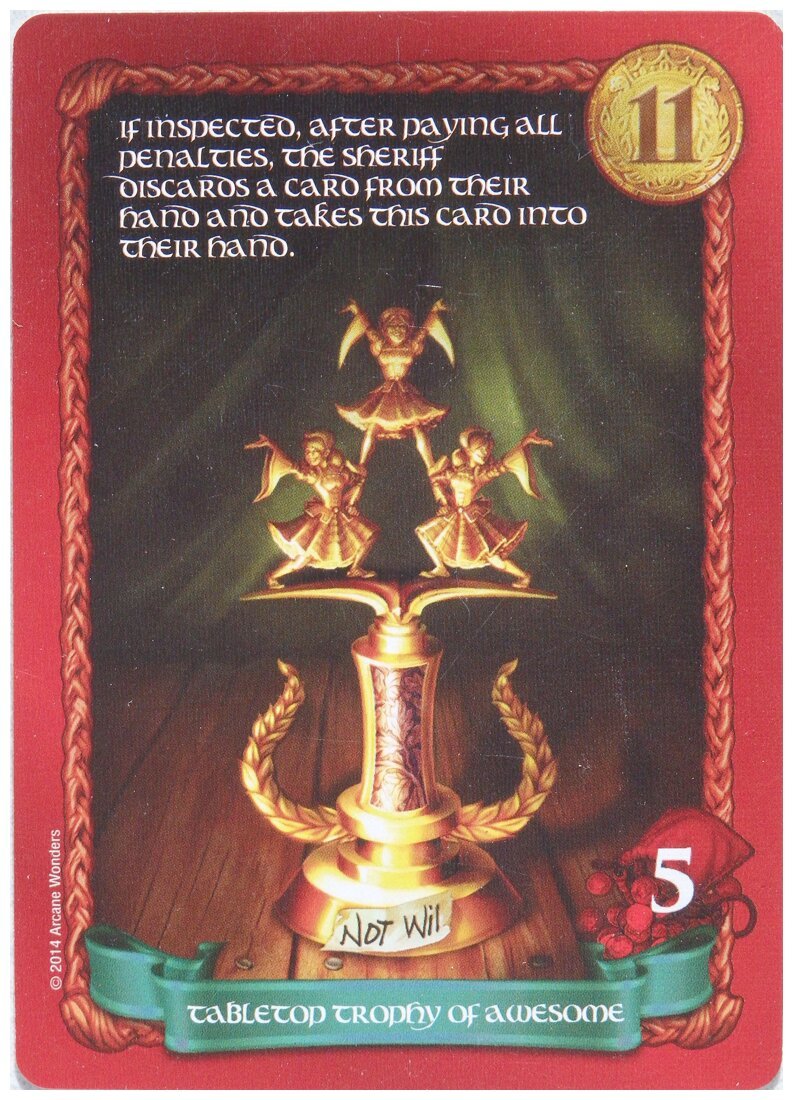 Sheriff of Nottingham - Tabletop Trophy of Awesome