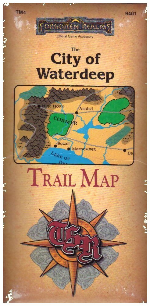 The City of Waterdeep Trail Map
