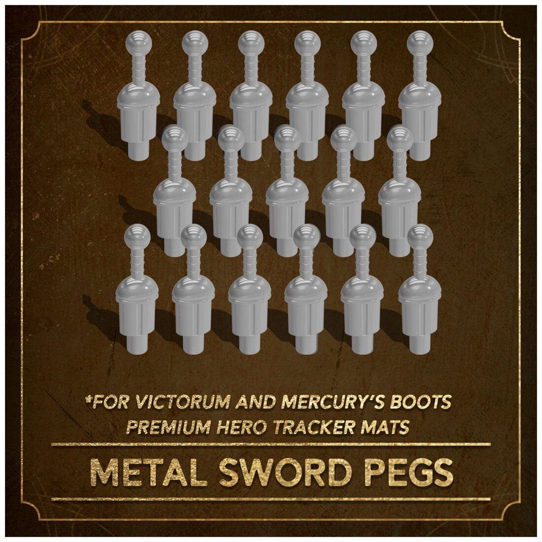 Hoplomachus Victorum - Hero Tracker Metal Sword Pegs