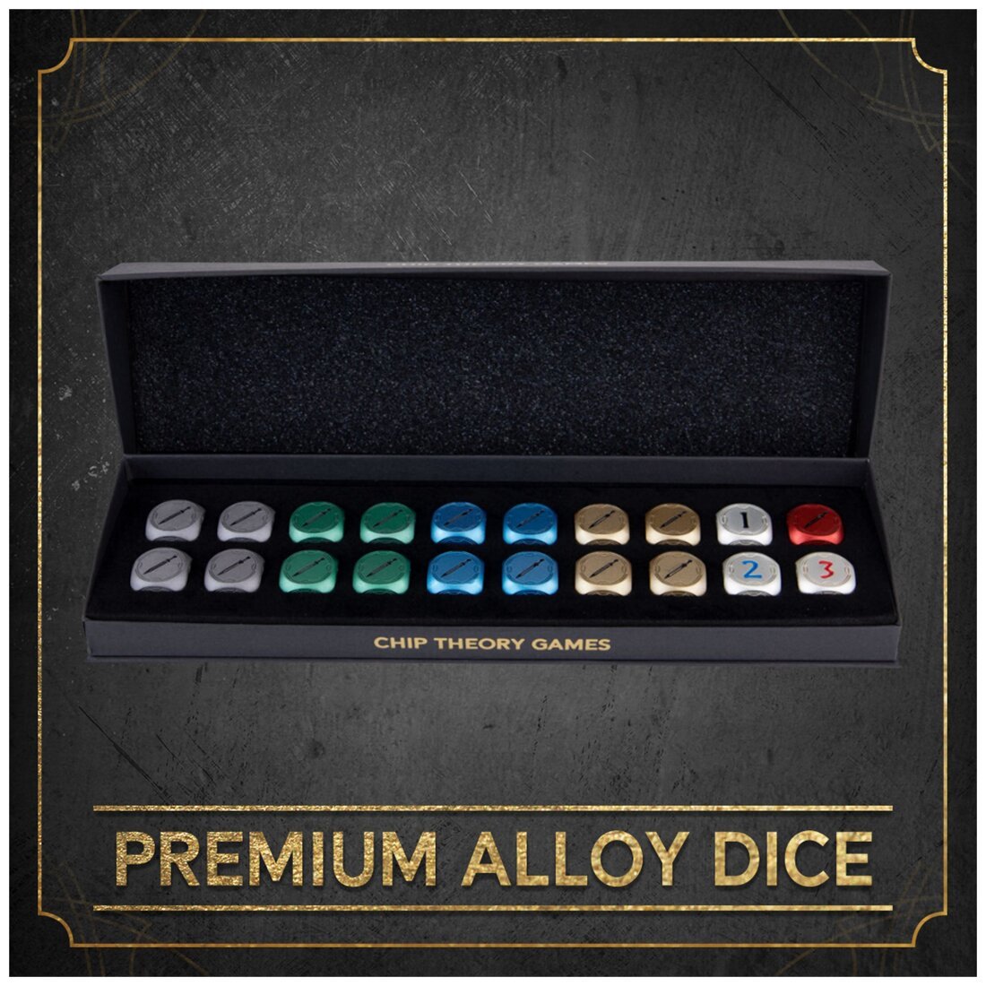 Hoplomachus - Alloy Dice Set
