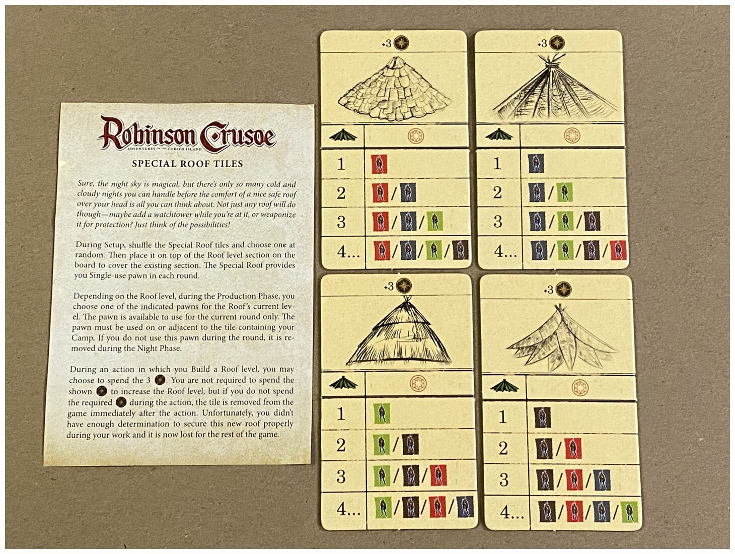 Robinson Crusoe Adventures on the Cursed Island – Special Roof Tiles