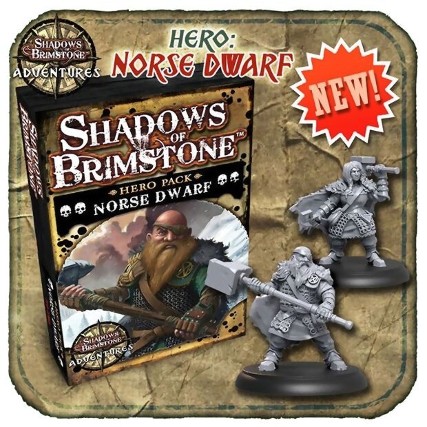 Shadows of Brimstone - Gates of Valhalla - Norse Dwarf - Hero Pack