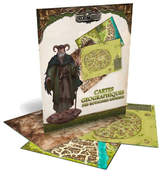 L'Œil Noir - Cartes géographiques des royaumes ennemis