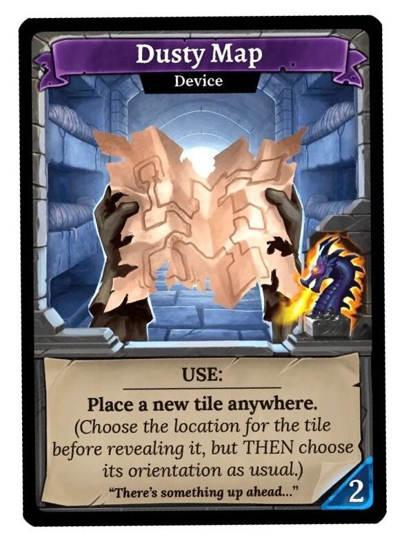 Clank! Catacombs - Dusty Map