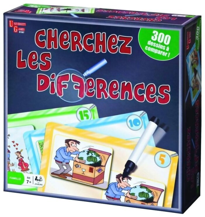 Cherchez les différences - 300 dessins à comparer !
