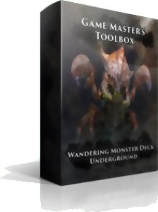 Game Master's Toolbox - Wandering Monsters Deck - Underground