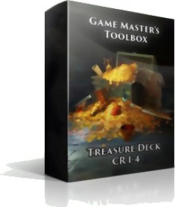 Game Master's Toolbox - Treasure Deck CR 1-4