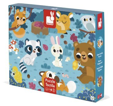 Puzzle tactile - Les animaux de la forêt - 20 pièces