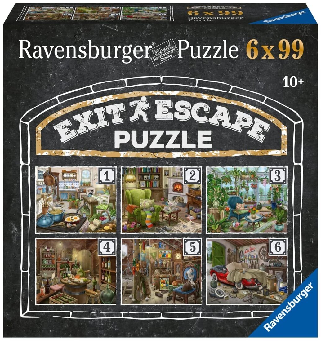 Exit Escape Puzzle - 6 × 99 pièces